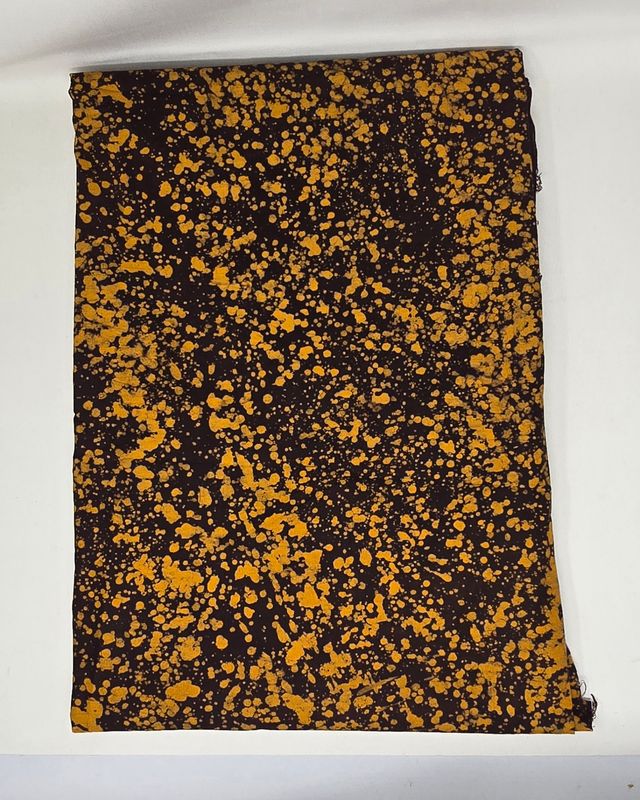 Sunburst Splatter Batik – Hand-Dyed African Fabric (109cm x 260cm)