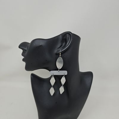 Handmade earrings out of recycled tin! -  Hima