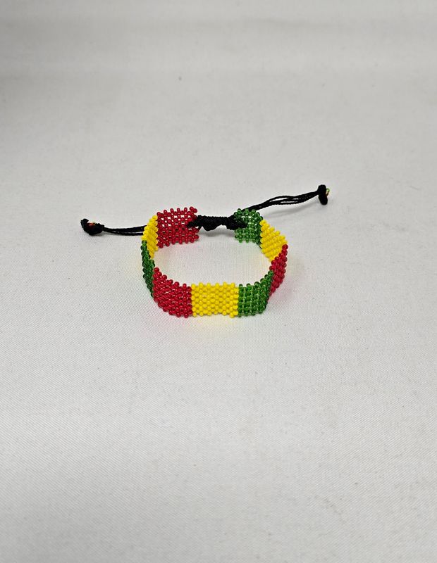Adjustable Hand Beaded Bracelets - Guinea