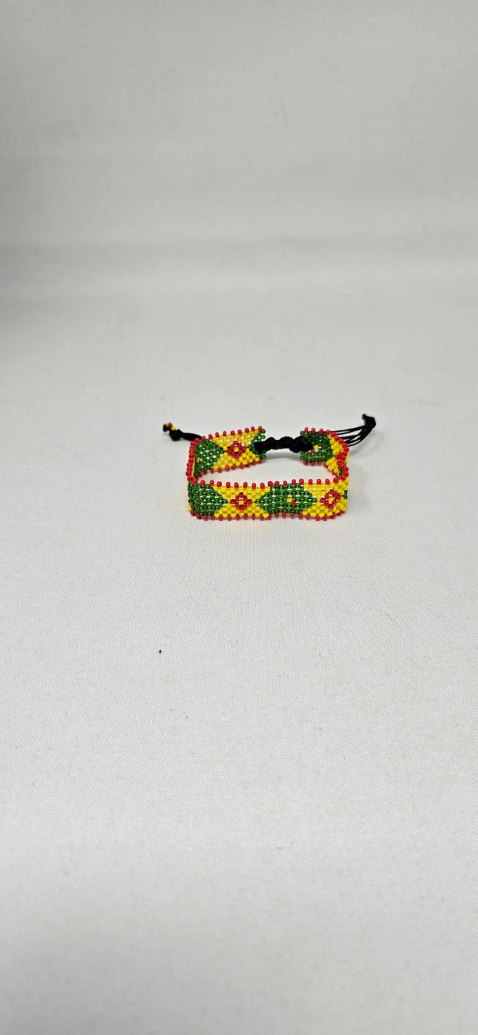 Grenada Spirit Maasai Beaded Adjustable Bracelet – Handmade in Tanzania | All Things African