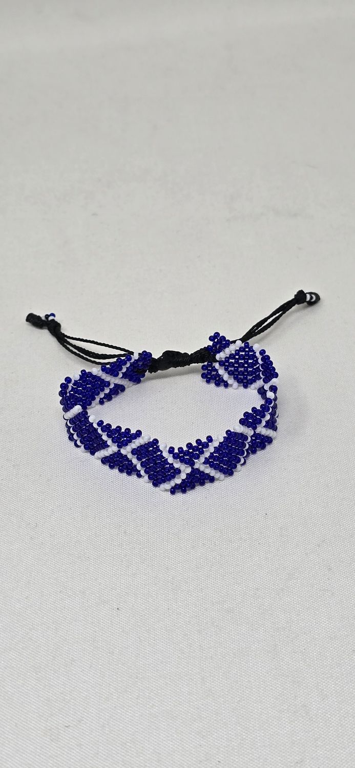 Adjustable Hand Beaded Bracelets - Scotland