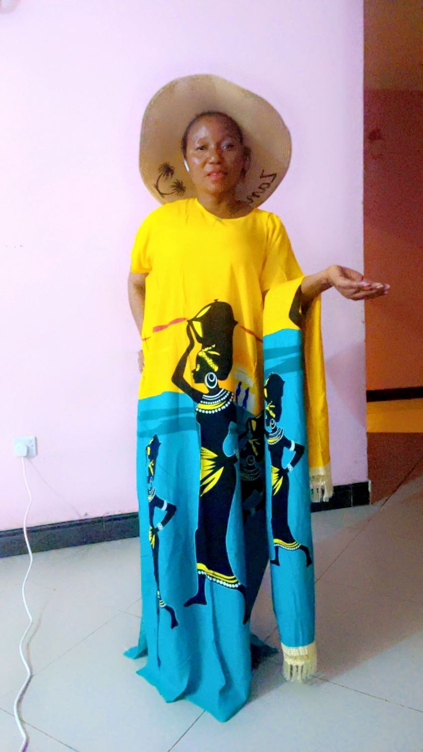 &quot;Limited Edition African Print Dress &amp; Matching Scarf – £23 | Free Wrap &amp; UK Postage&quot; - Juu Njano