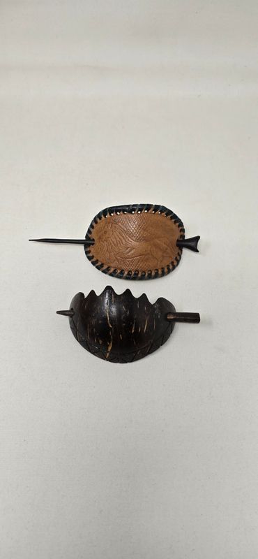 Leather Hair Clip