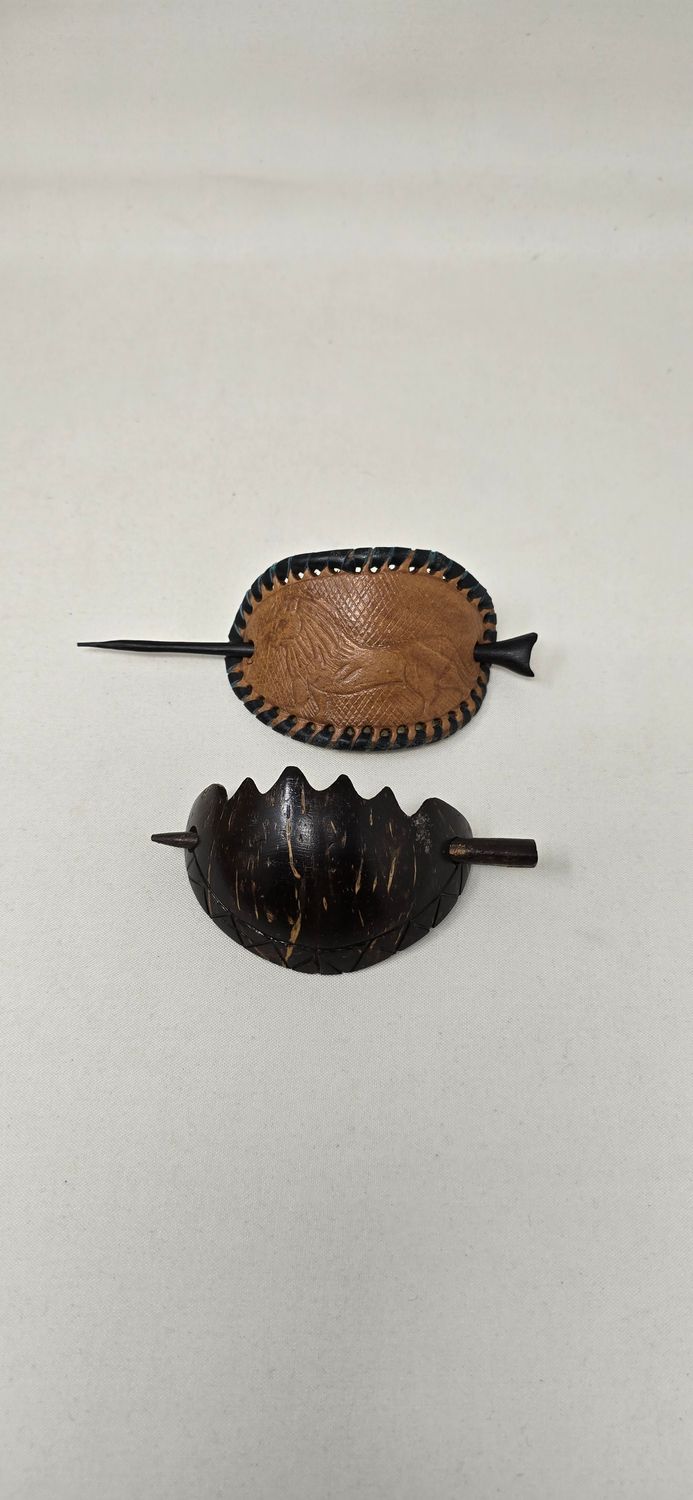 Leather Hair Clip