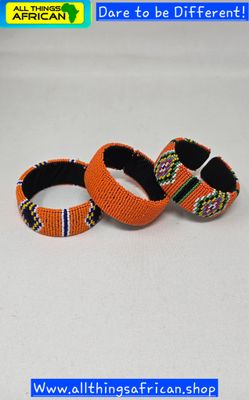 Mdee - Beaded Open-End Hand Bangles – Handmade with Love