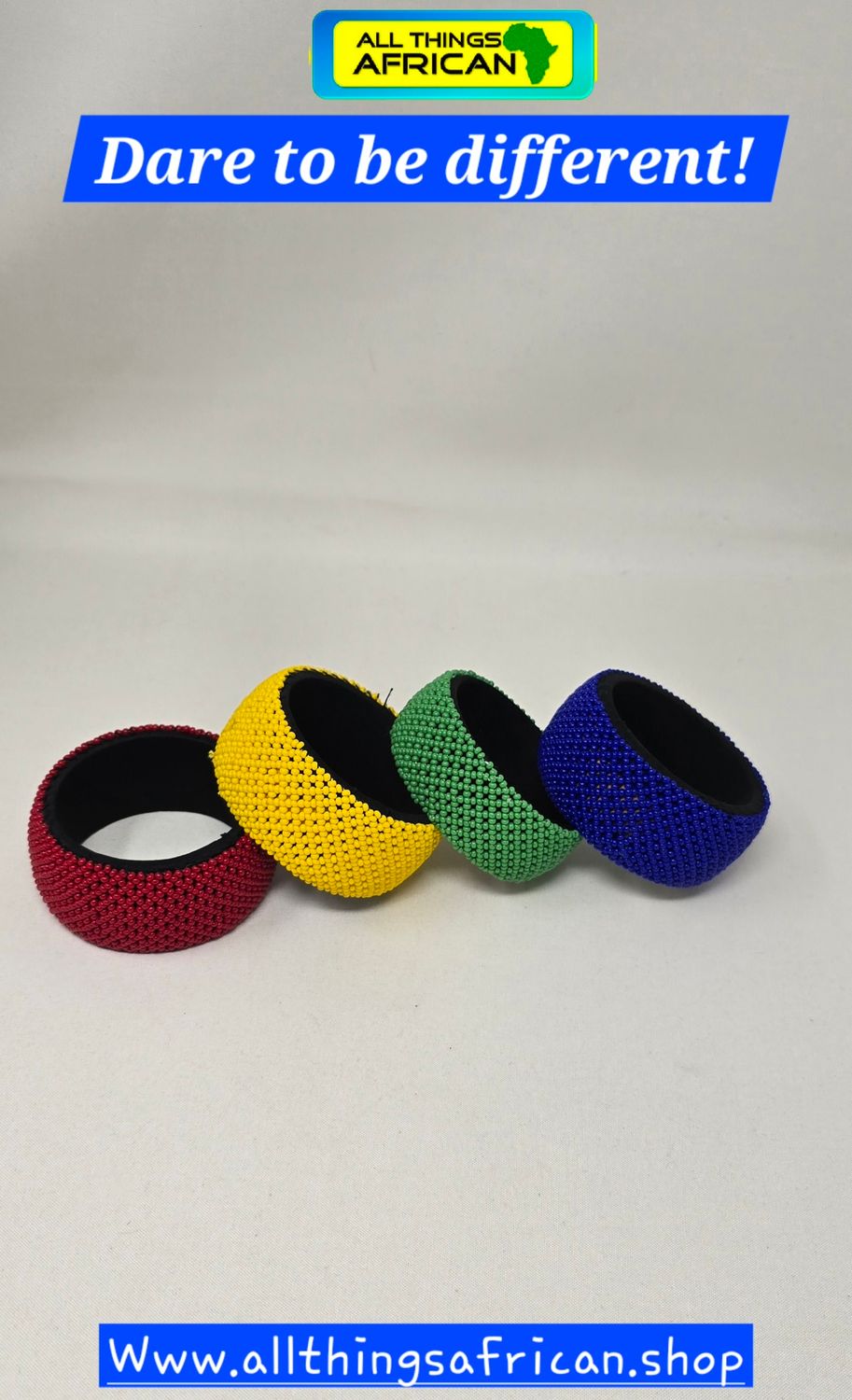 Mshitu -  Bold. Colourful. Uniquely African – Hand-Beaded Bangles!