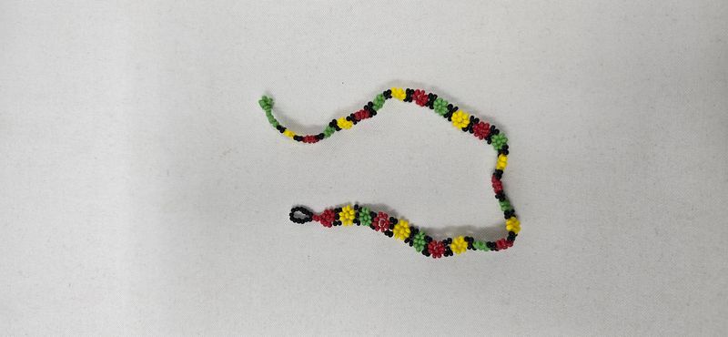 Rasta Colors Handmade Beaded Anklet – Tanzanian Artisans