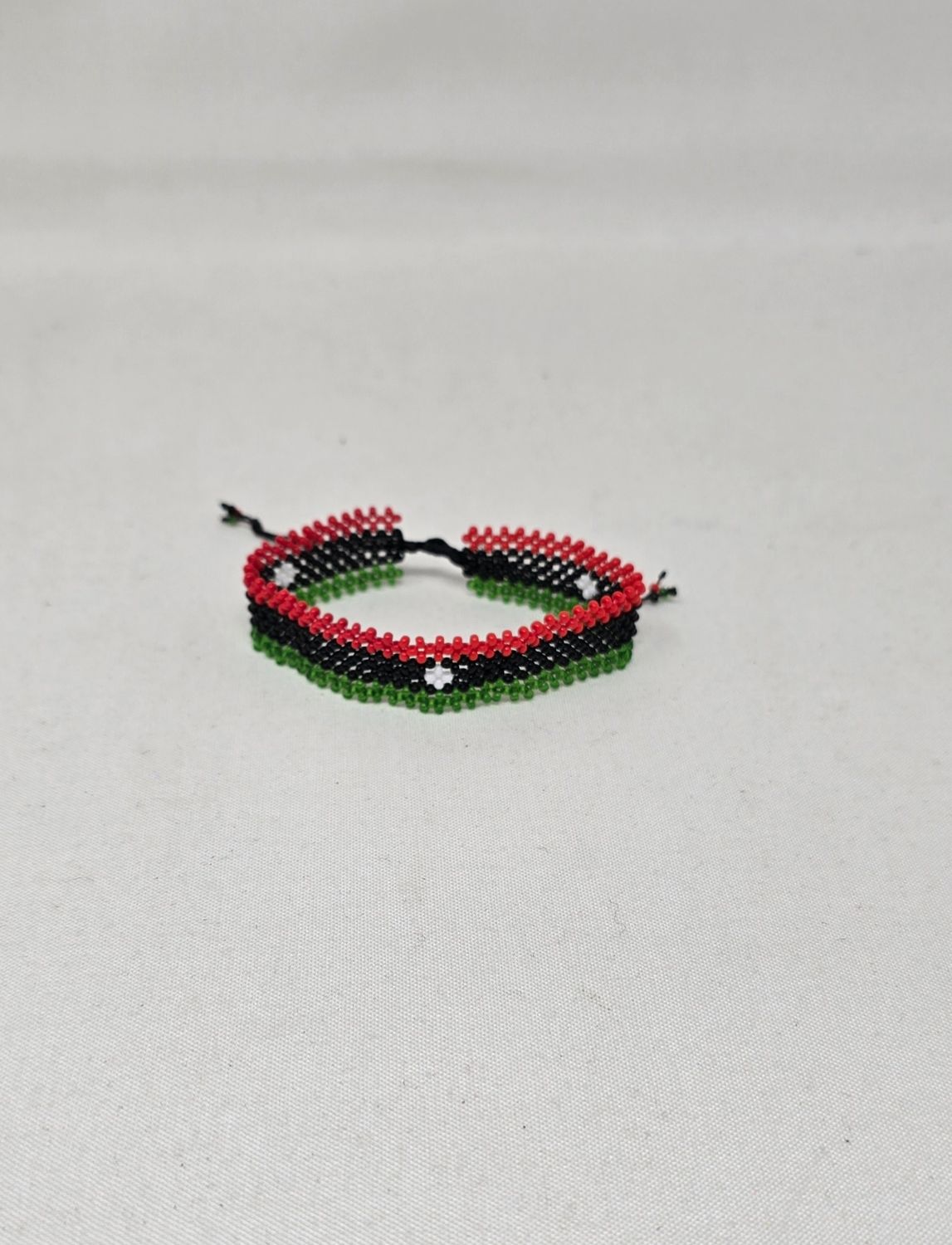 Adjustable Hand Beaded Bracelets -  Libya