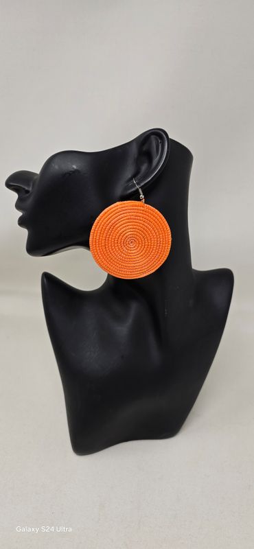 Rwandan Hand-Woven Earrings - Small size - 6cm