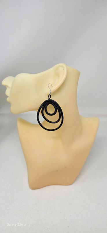 Handmade Rwanda Earrings - 6cm -  Kerina