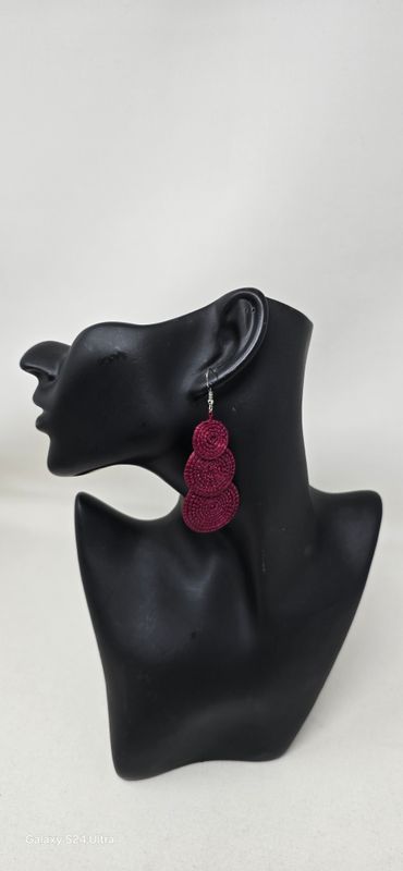 Rwanda Hand-woven Earrings 6cm - Ngendo