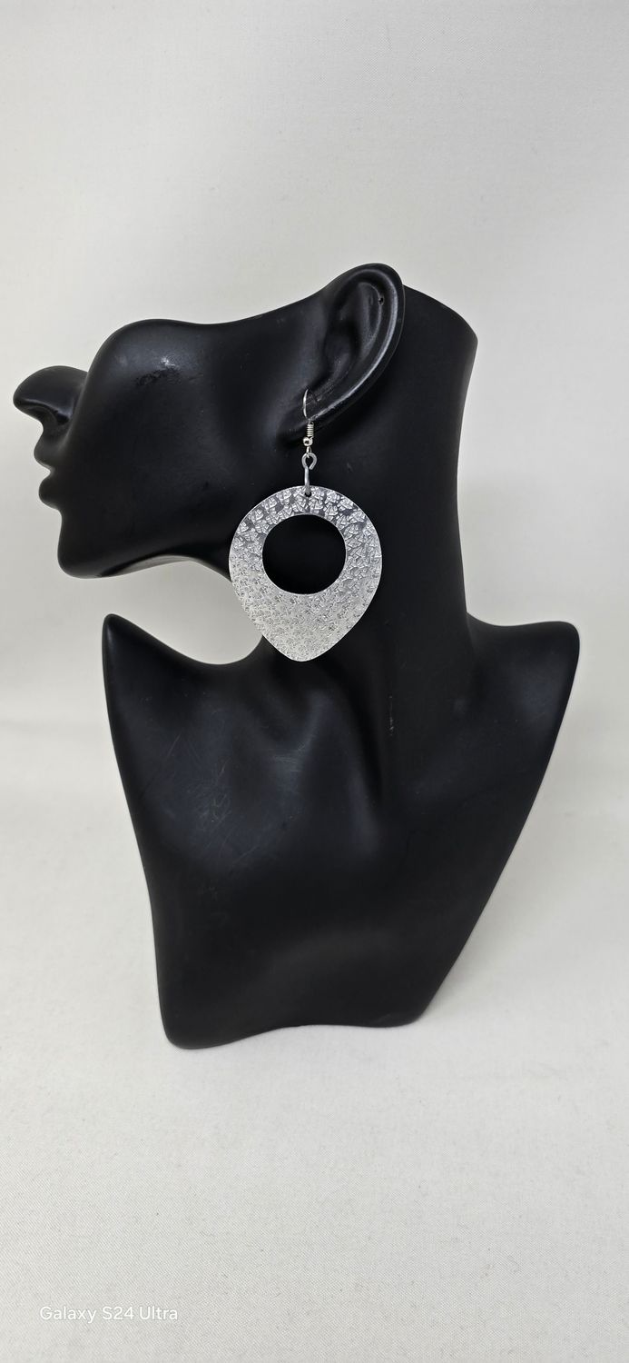 Handmade earrings out of recycled tin! -  Yesha