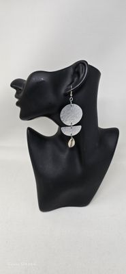 Handmade earrings out of recycled tin! -  Kisesa