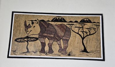 Handcrafted Banana Leaf Wall Art – African Nature-Inspired Home Décor - Kifaru