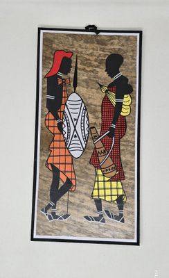  Unique Banana Art Wall Hanging – Eco-Friendly African Craft- Kapeni