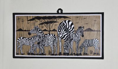 Handcrafted Banana Leaf Wall Art – African Nature-Inspired Home Décor - Ndamila