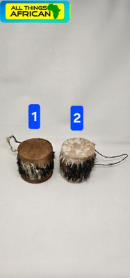 African Mini Tin Drum – Decorative Handcrafted Drum for Kids &amp; Gifts