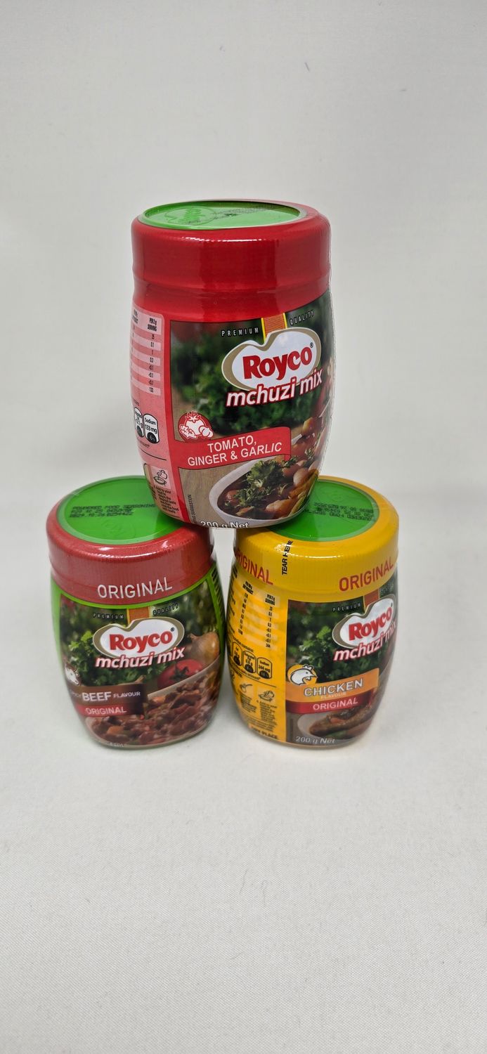 Royco Mchuzi Mix Bundle – Buy 2 Get 1 FREE | Chicken, Beef &amp; Tomato/Ginger/Garlic | £10 Each + Free UK Delivery