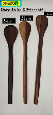 “Authentic African Cooking Spoons: For Ugali, Fufu, Rice &amp; More!” - 3 for £20!