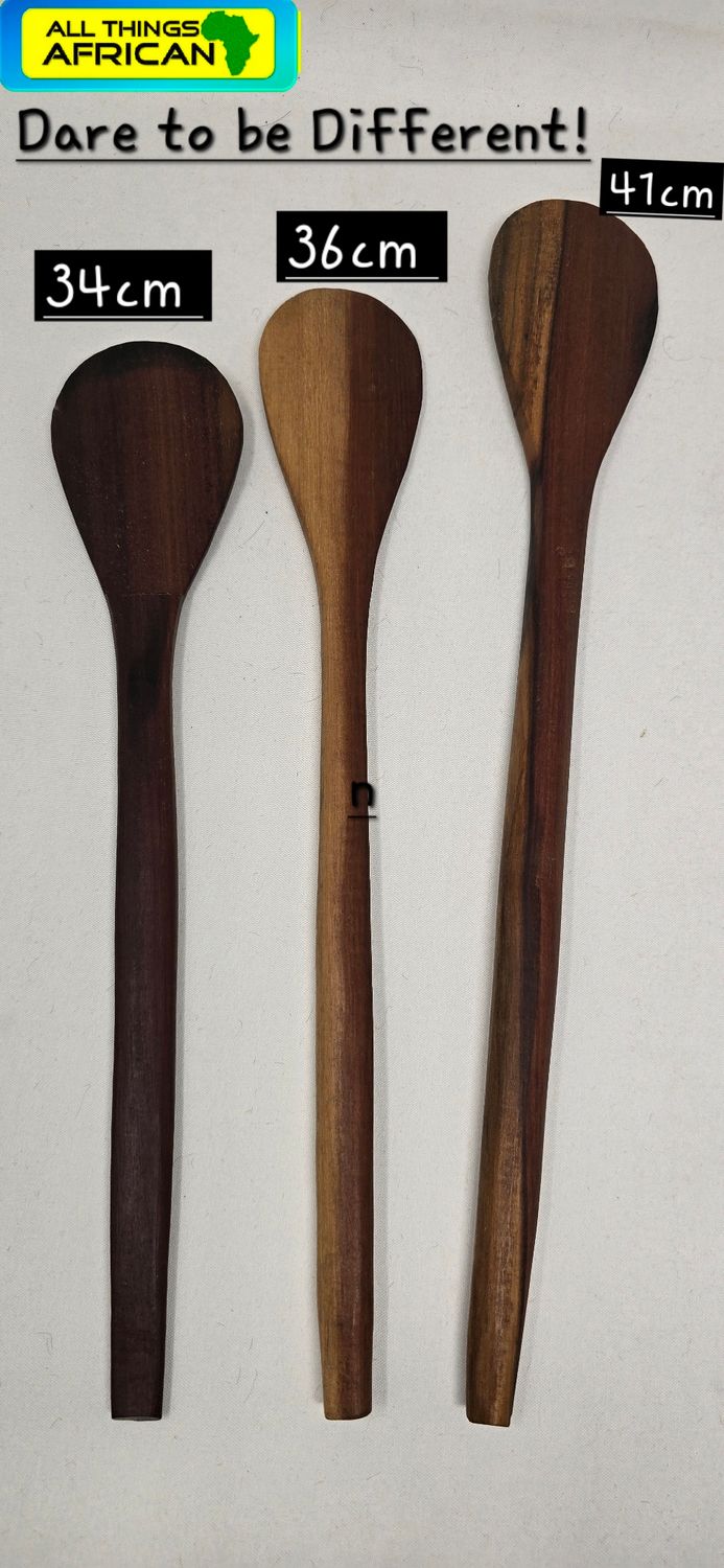 “Authentic African Cooking Spoons: For Ugali, Fufu, Rice &amp; More!” - 3 for £20!
