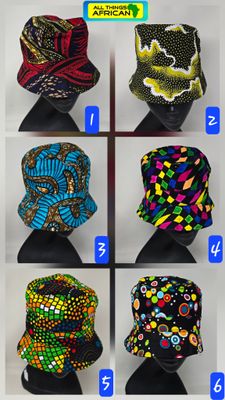 Bold African Print Bucket Hats – Handmade Statement Style