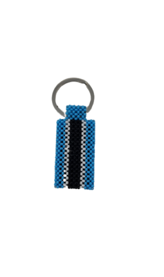 Hand Beaded Keyring- Botswana