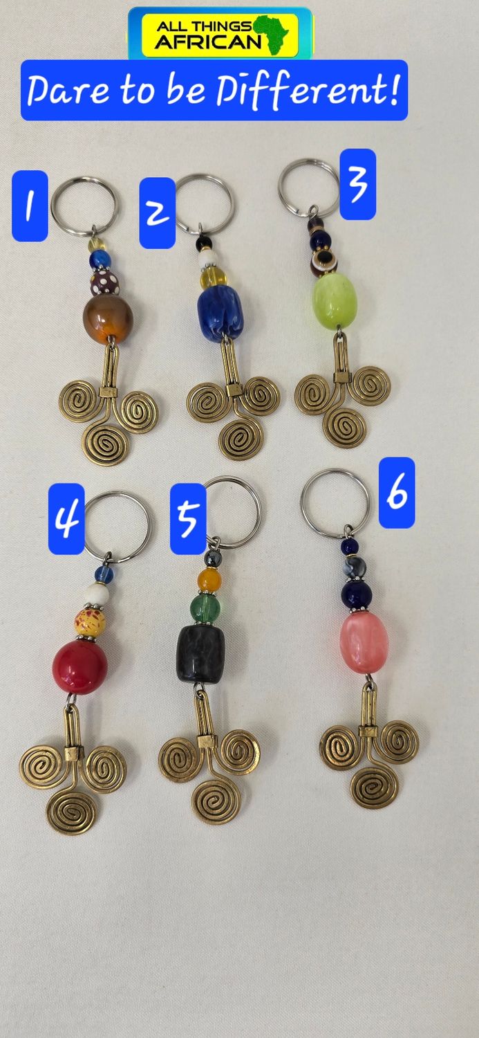 Handmade African Keyrings – Unique Beaded Key Holders | All Things African