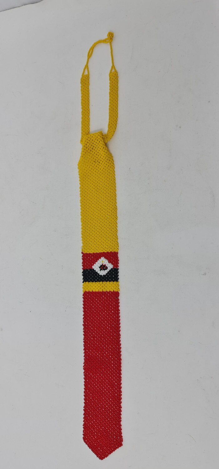 Uganda Heritage Beaded Tie – Handcrafted in Tanzania 🇹🇿