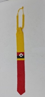 Uganda Heritage Beaded Tie – Handcrafted in Tanzania 🇹🇿