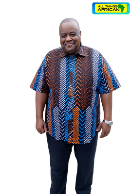 -Short Sleeve African Print Shirt – from £35 Sizes XL, 2XL &amp; 3XL - Mukari