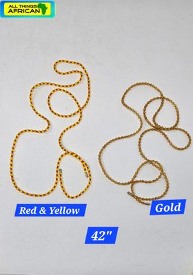 Handbeaded African Waist Beads - Size 42" / 107cm - Mosa