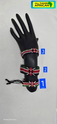 Adjustable Hand Beaded Bracelets - Kenya