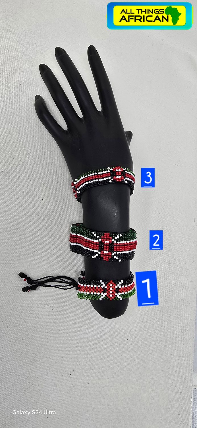 Adjustable Hand Beaded Bracelets - Kenya