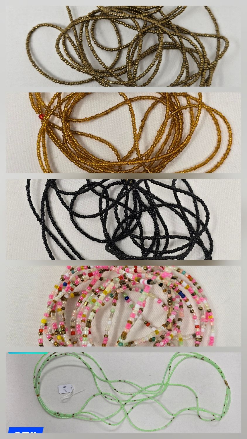 Blush Bloom Waist Beads – Confidence You Wear- 37"/94cm - Seka