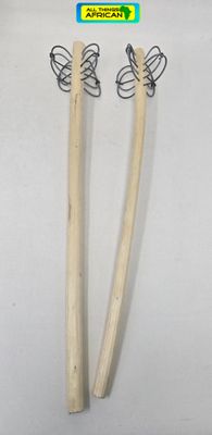 Musika / Umphehlo – Traditional Southern African Wooden Kitchen Stirrer (46cm) | Handmade African Cooking