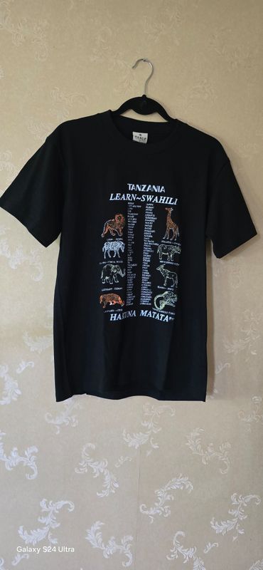Learn Swahili T-Shirt - Black - Medium