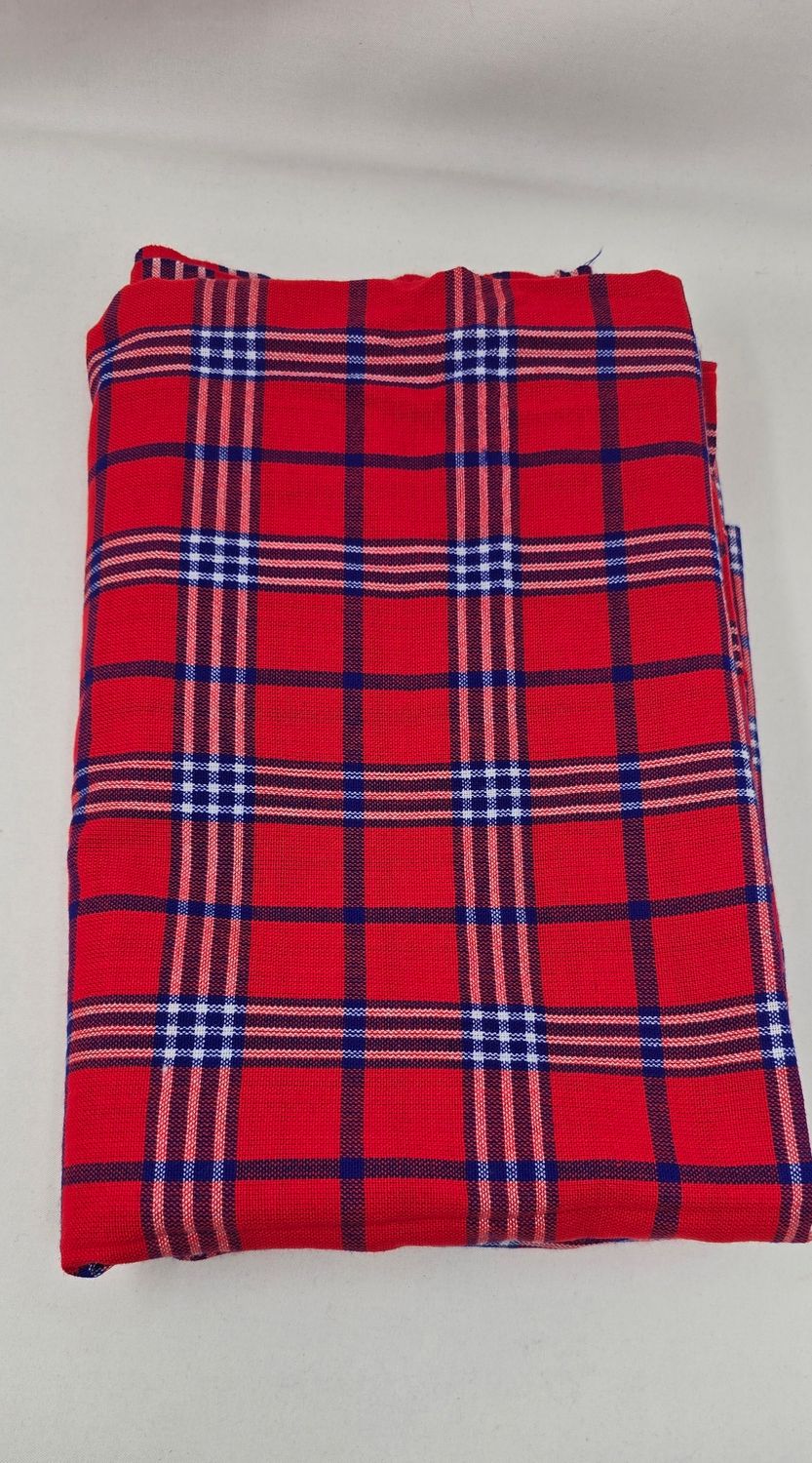 Maasai Warrior Shuka – Premium African Blanket (£30) - Rina