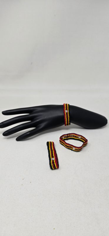 Uganda Beaded Stretch Bracelet | Handmade African Jewellery