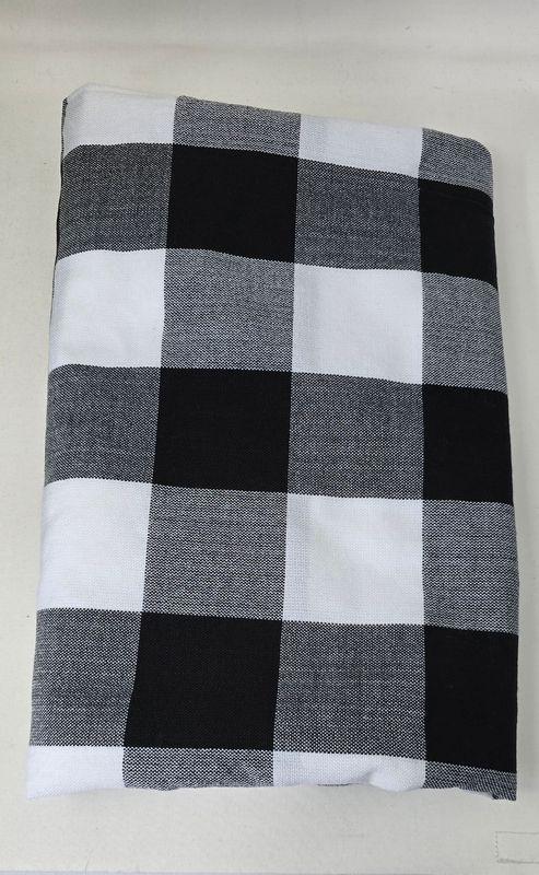 Bold Black &amp; White Checkered Maasai Shuka – Timeless African Heritage Wrap