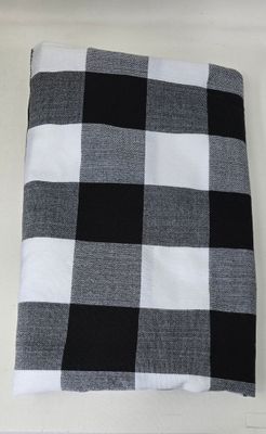 Bold Black &amp; White Checkered Masai Shuka – Timeless African Heritage Wrap