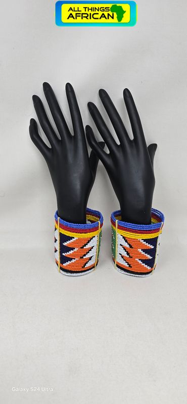Handcrafted African Maasai Beaded Cuff Bracelets – Bold Statement Jewellery