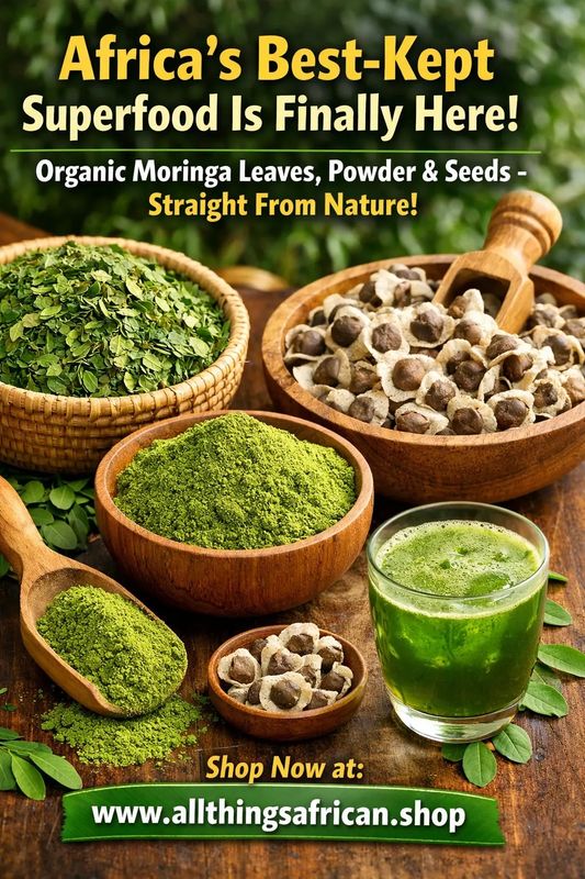 100% Natural Organic Supplements from Africa - Moringa Leaves Powder