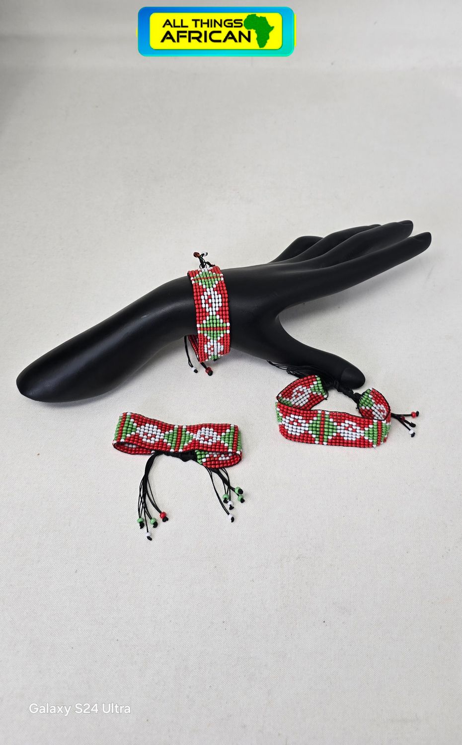 Adjustable Hand Beaded Bracelets - Burundi