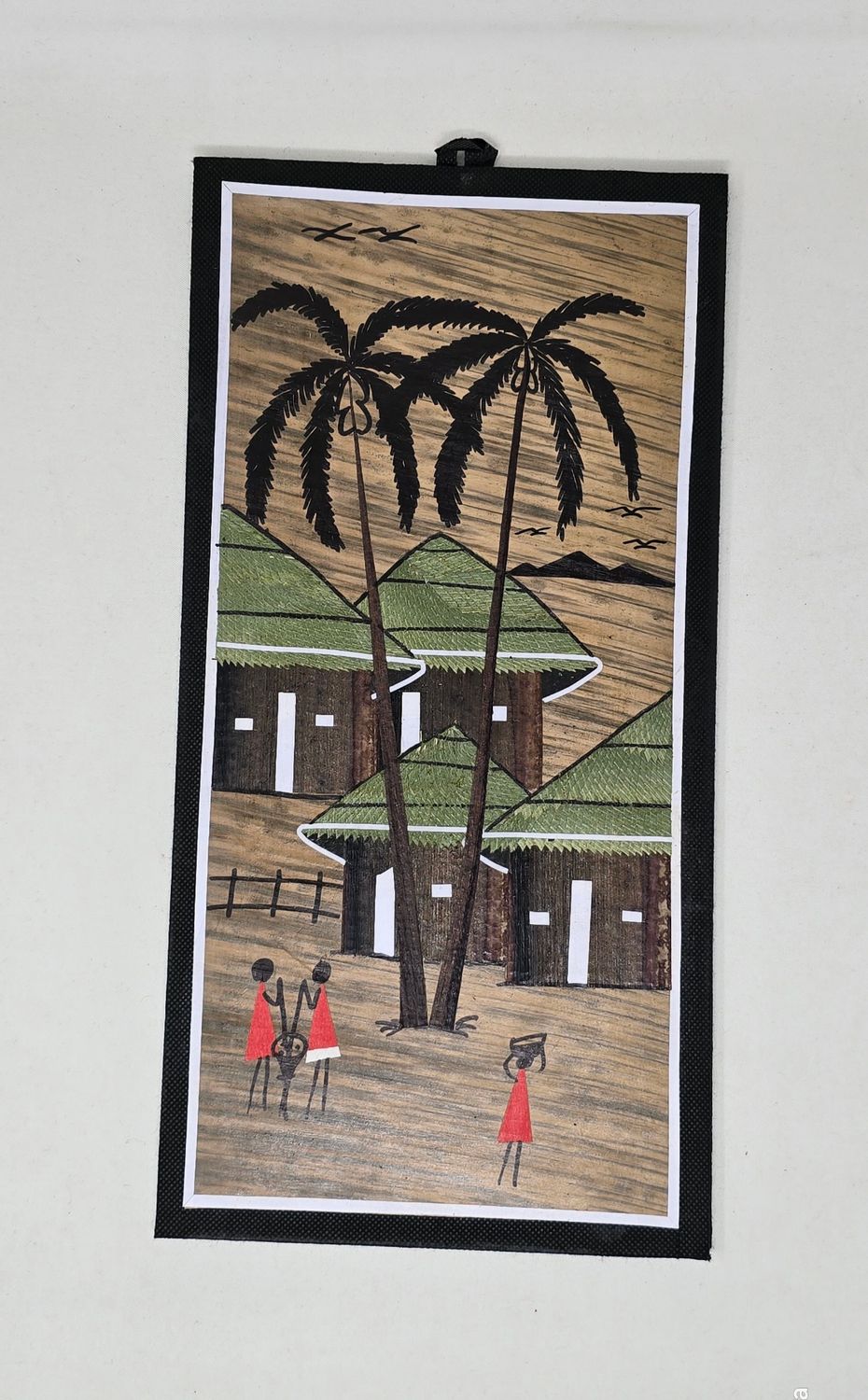 Natural Banana Leaf Artwork – Authentic African Décor (20×41cm) -  Mwaduda