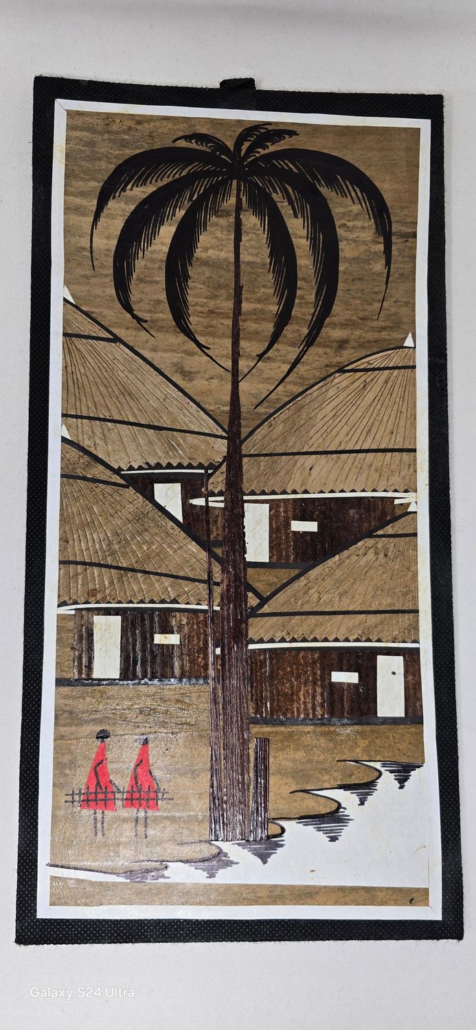 African Banana Artwork - kibondo - 20cm X 41cm