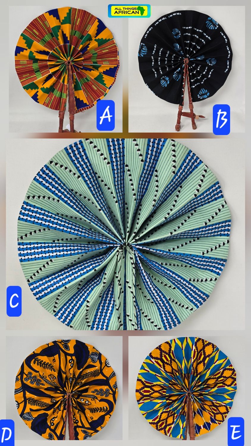 “Bold &amp; Beautiful African Hand Fans