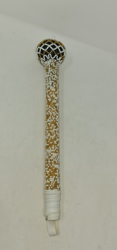 Beaded African Knobkerrie Induku - Mng'aro