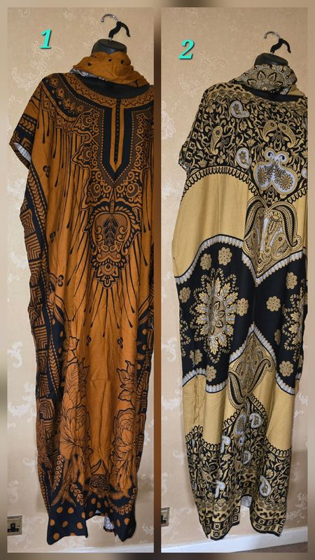 Free Size Dress and Shawl - Filo Collection - Dira - Aiesha