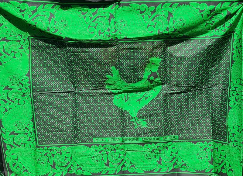 Kanga Collection Fabric - "Bora uzima mengine mwachie Mungu ​" - Bina