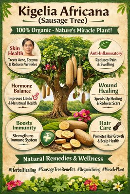 100% Natural Organic Supplements from Africa - Kigelia/Sousage Tree